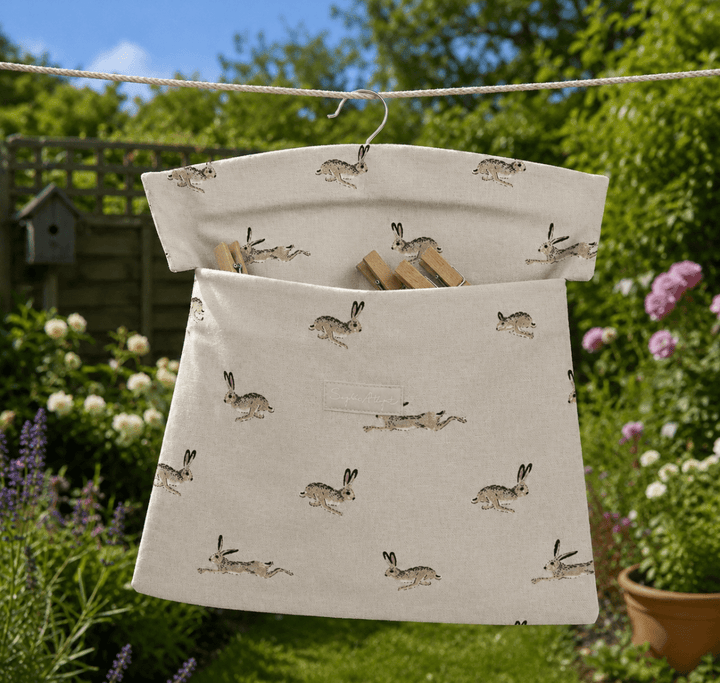 Sophie Allport Hare Peg Bag - Ruby&