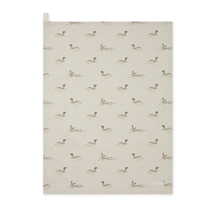 Sophie Allport Hare Tea Towel - Ruby&