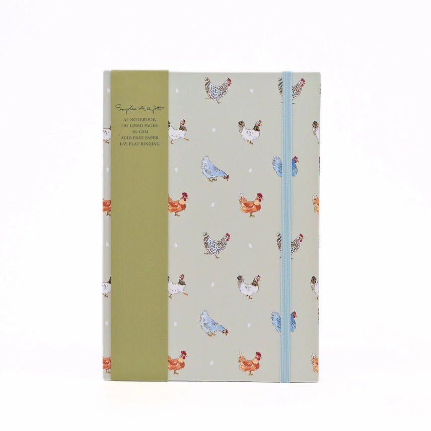 Sophie Allport Lay a Little Egg Hard Cover Notebook A5 - Ruby's Home Store