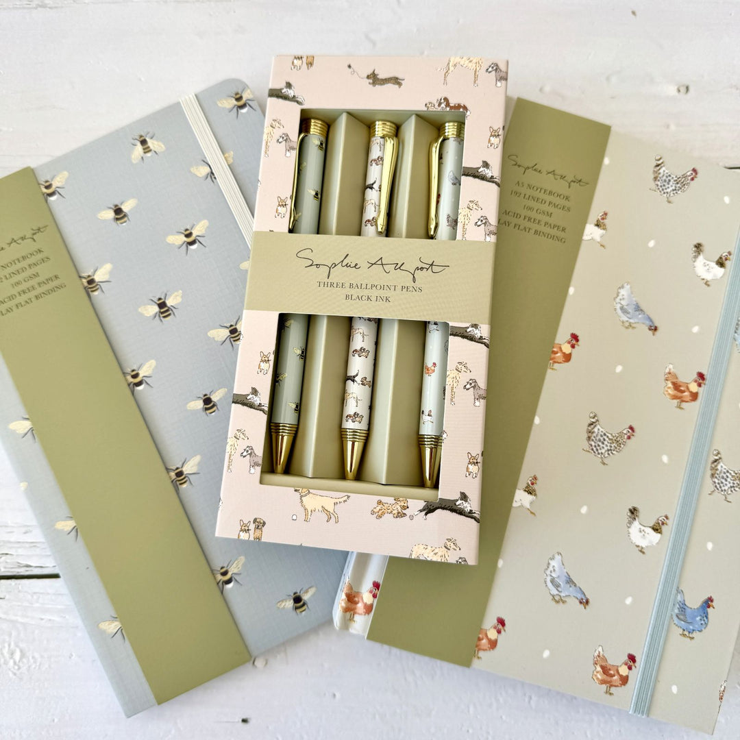 Sophie Allport Doggy Day Care Hard Cover Notebook A5