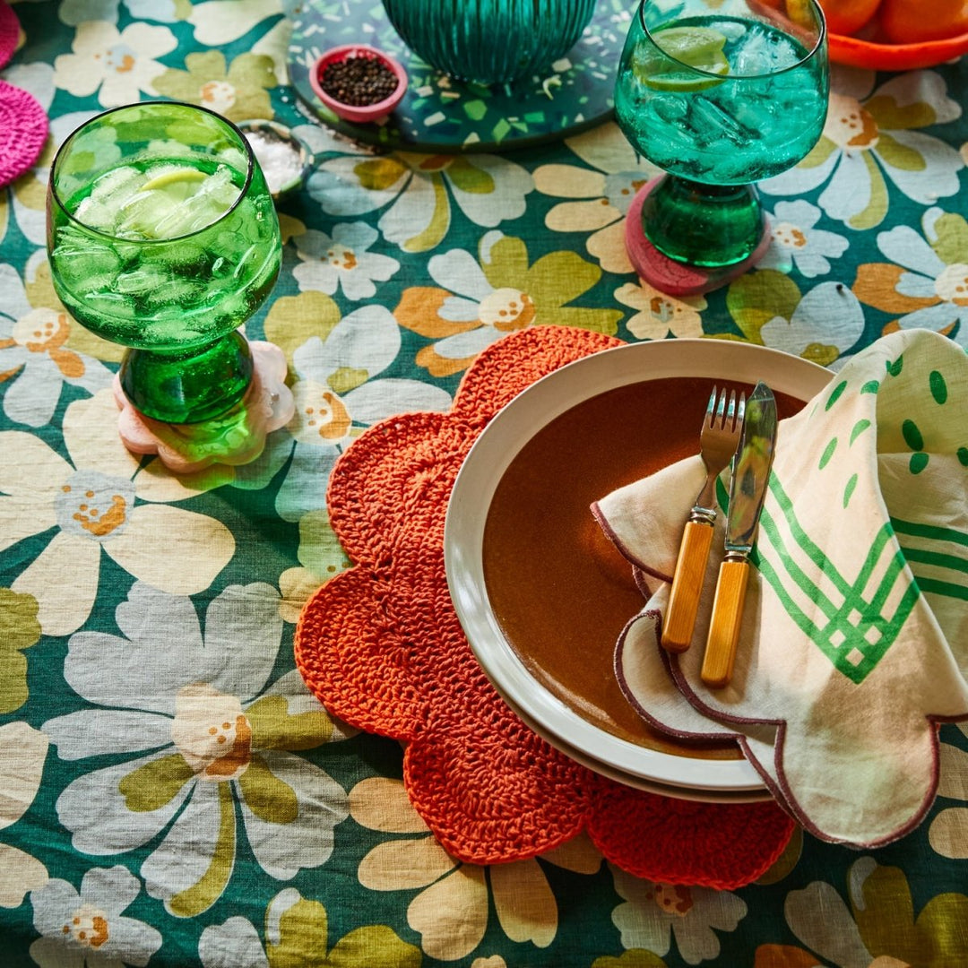 Spilsby Linen Table Cloth - Sage x Clare - Ruby's Home Store