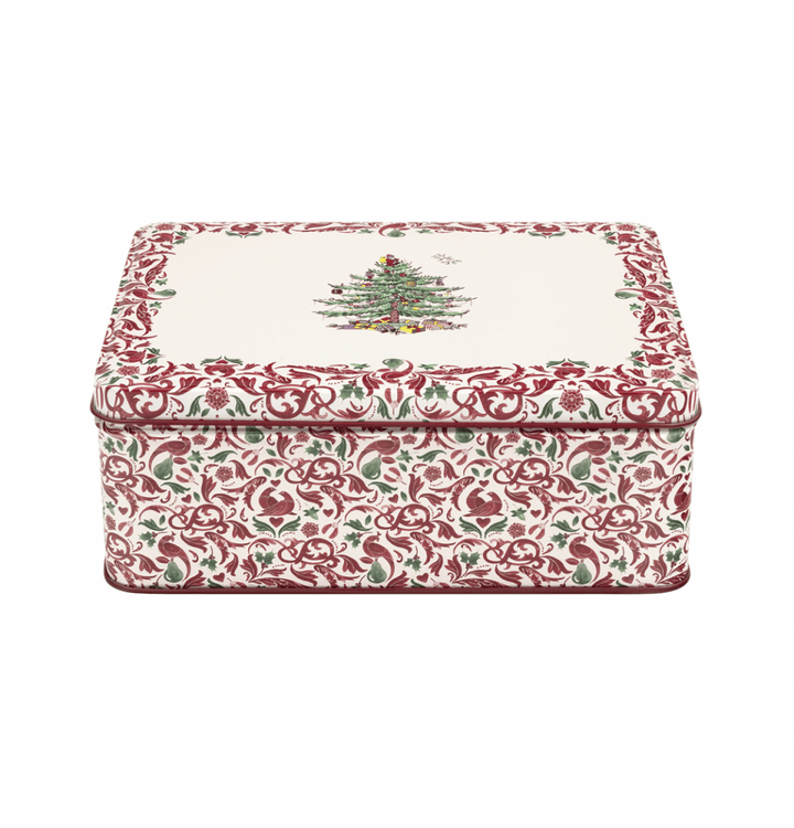 Spode Christmas Biscuit Tin - Ruby&