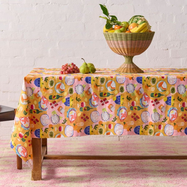 Supper Club Linen Rectangle Tablecloth - Kip & Co - Ruby's Home Store