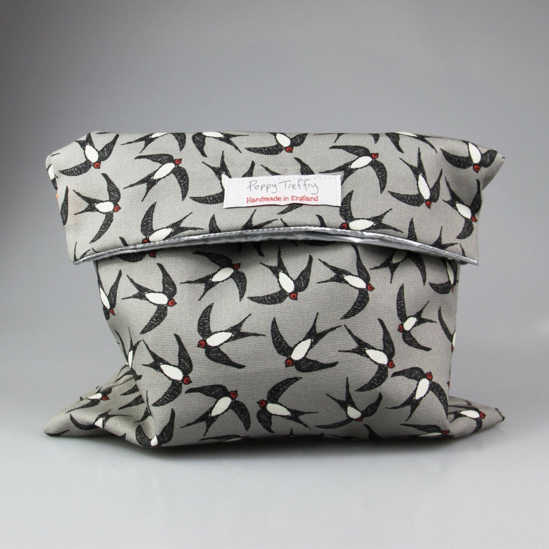 Swallows - Organic Cotton Lunch Bag - Poppy Treffry - Ruby's Home Store