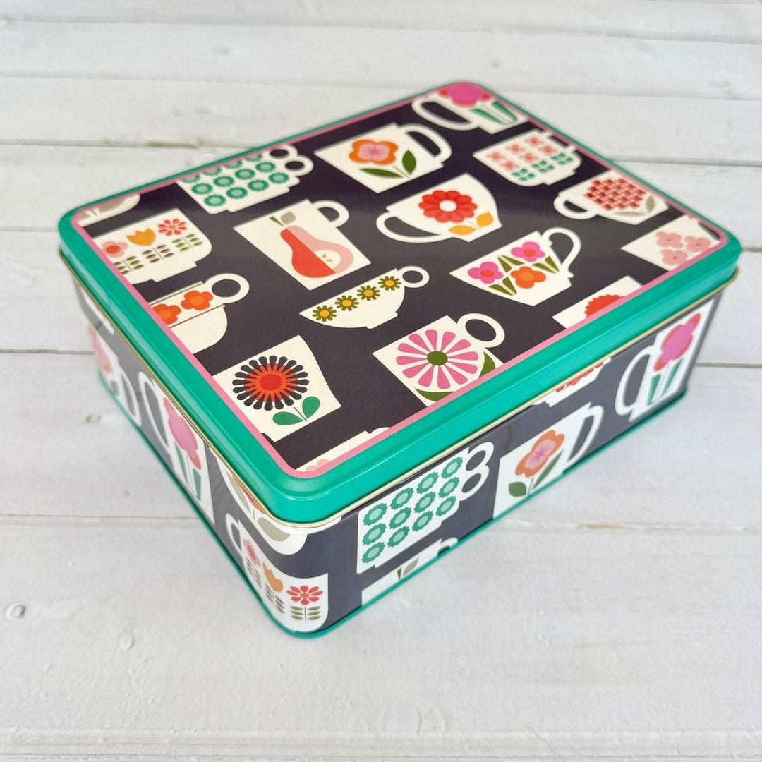 Tea Cup Biscuit Tin - Kate Rhees (Copy) - Ruby's Home Store