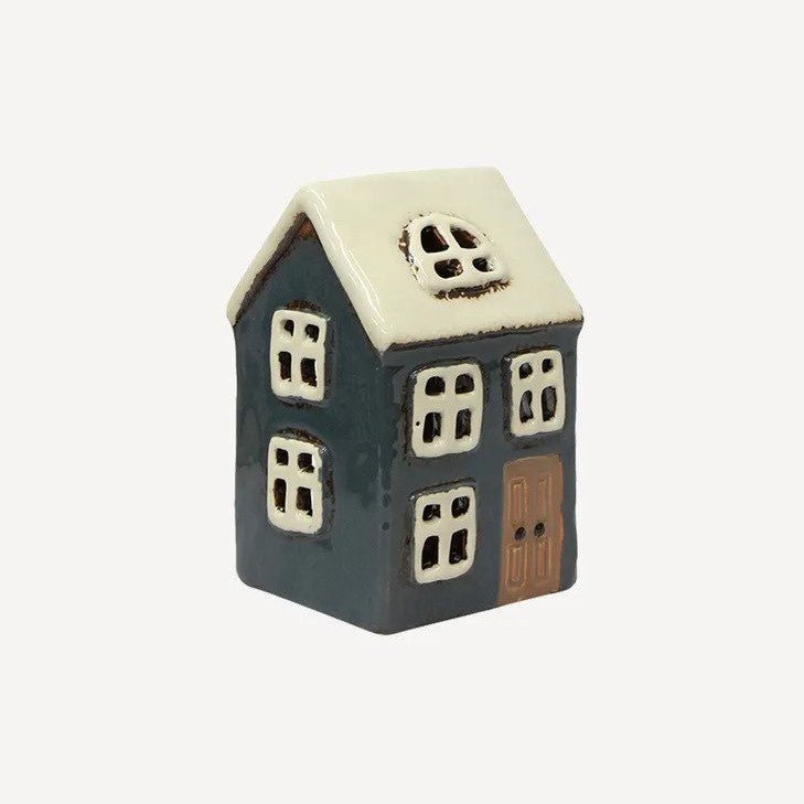 Tea Light House - Navy - Ruby's Home Store
