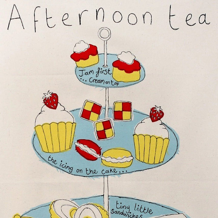 Tea Time Tea Towel - Poppy Treffry ( - Ruby's Home Store