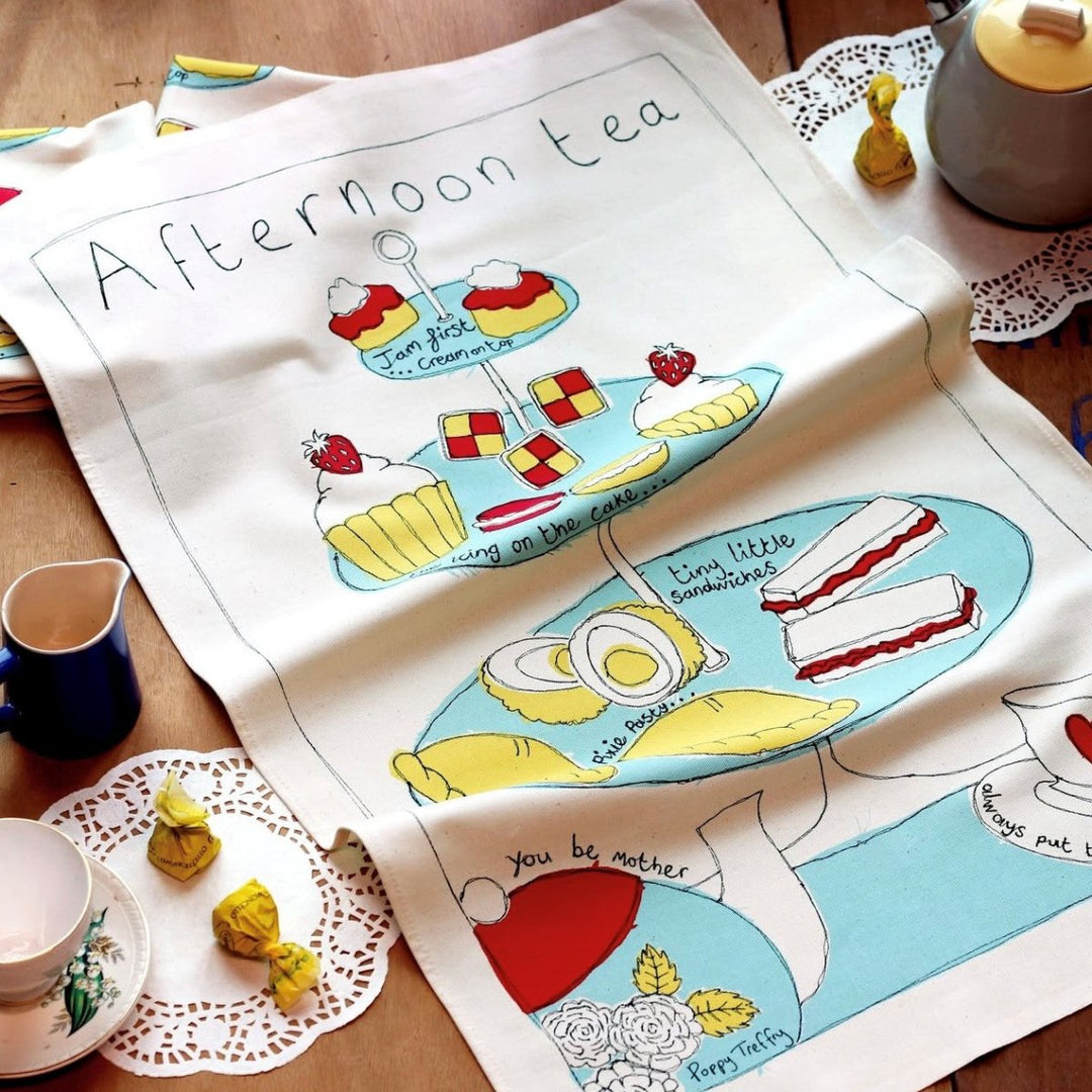 Tea Time Tea Towel - Poppy Treffry - Ruby's Home Store