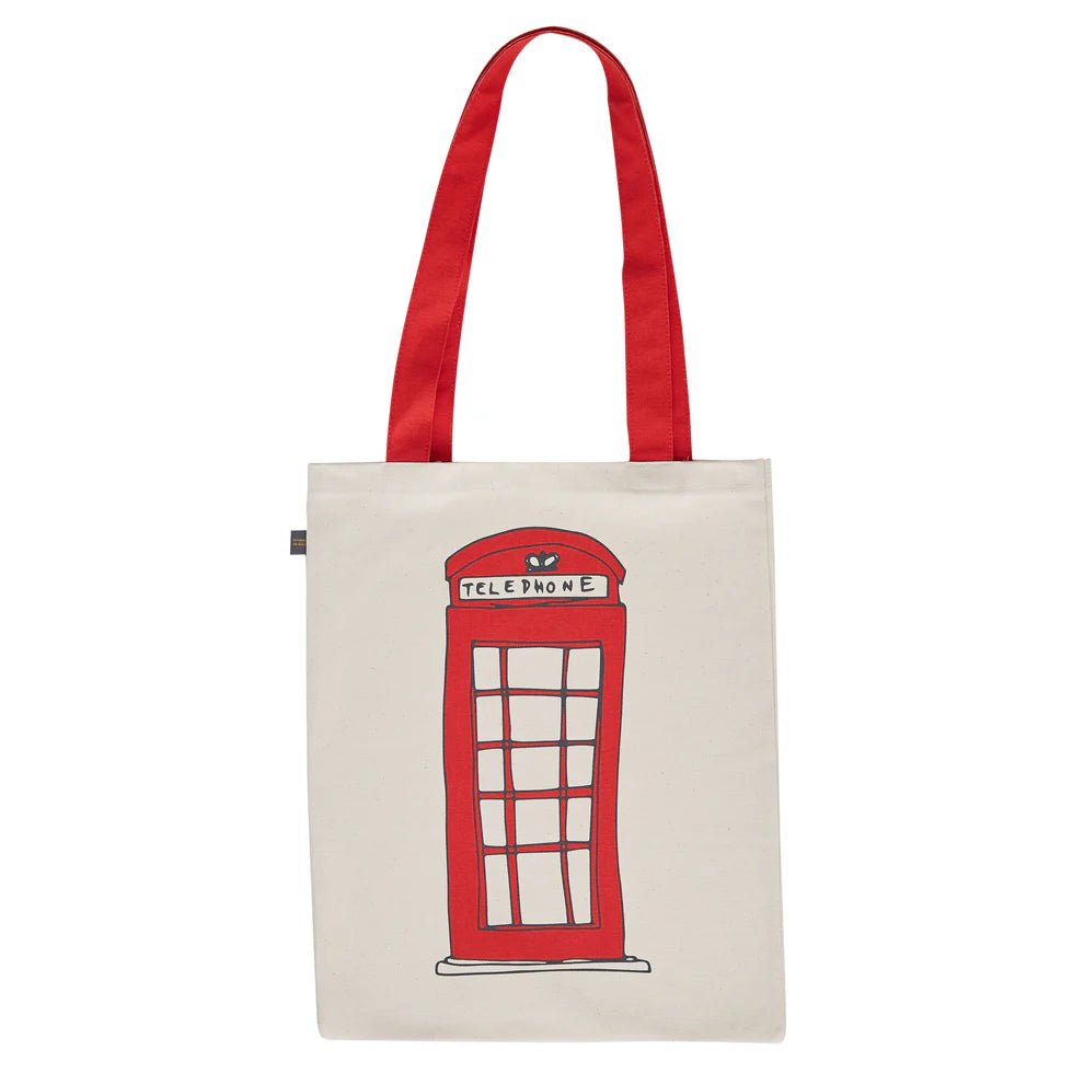 Telephone & Bus Canvas Bag - Victoria Eggs - Ruby's Home Store