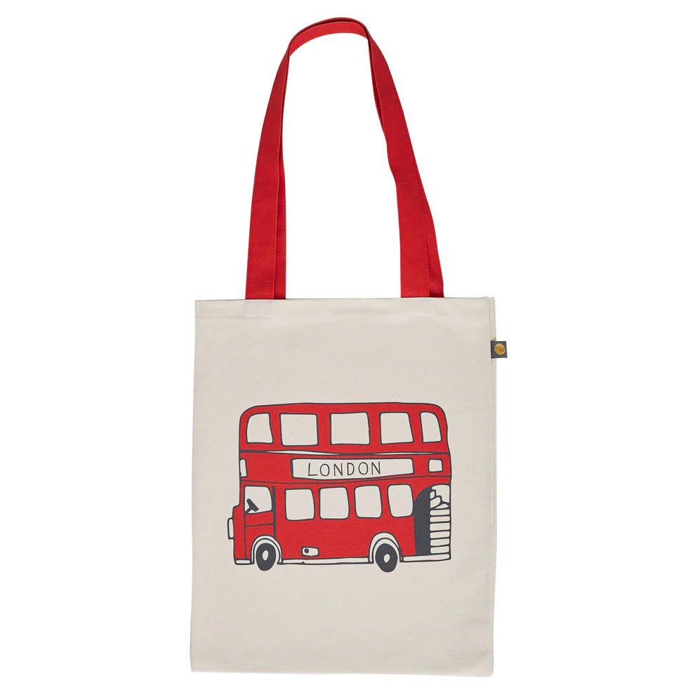Telephone & Bus Canvas Bag - Victoria Eggs - Ruby's Home Store