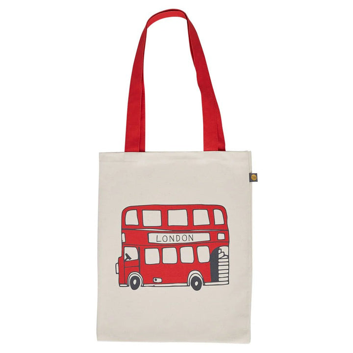Telephone & Bus Canvas Bag - Victoria Eggs - Ruby's Home Store