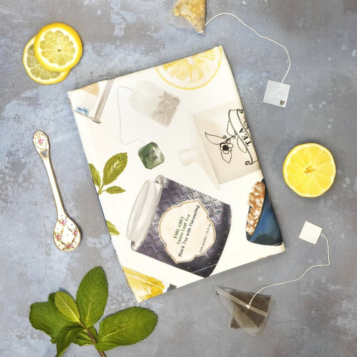 Time For a Brew Tea Towel - Corrine Alexander - Ruby&