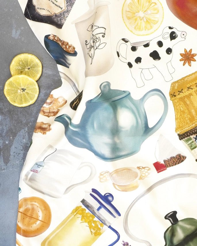 Time For a Brew Tea Towel - Corrine Alexander - Ruby&