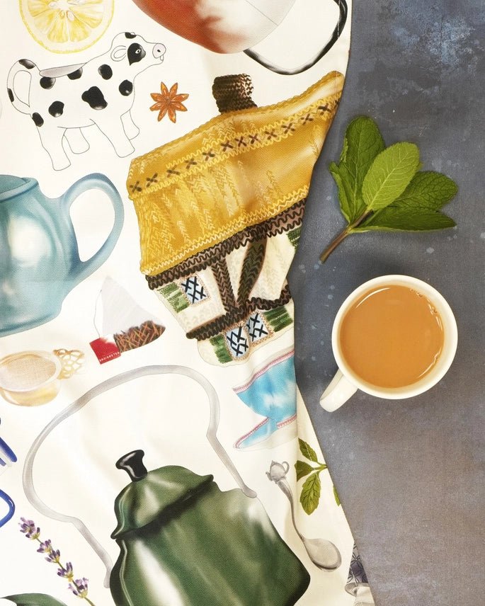 Time For a Brew Tea Towel - Corrine Alexander - Ruby&