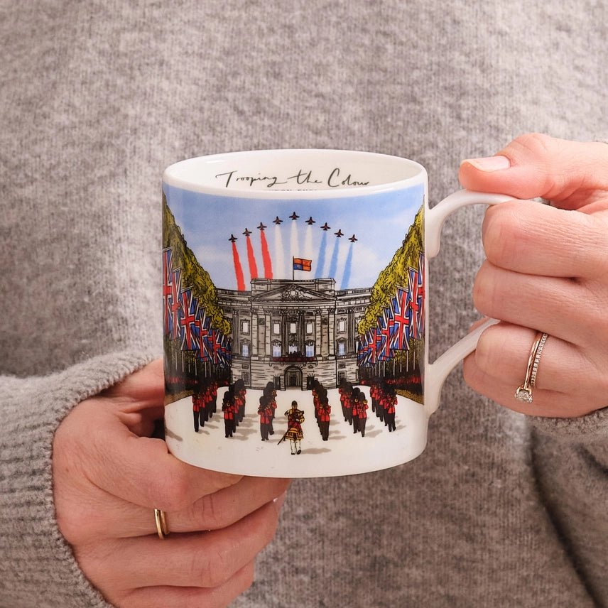 Trooping The Colour Mug - Victoria Eggs - Ruby&