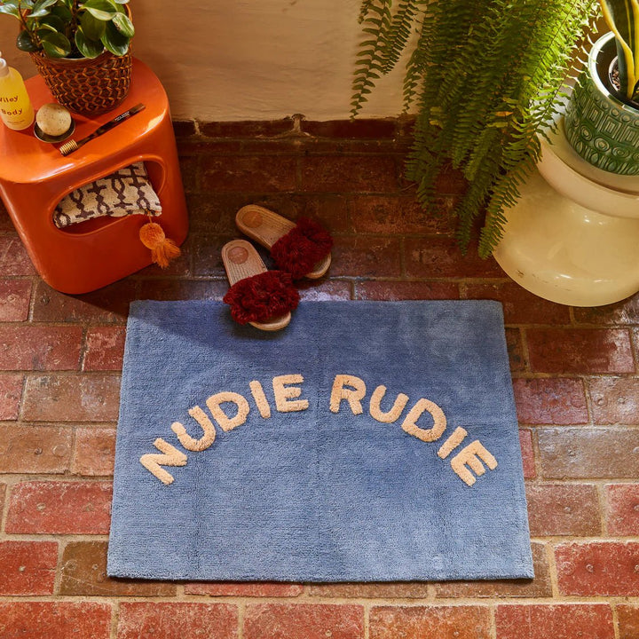 Tula Nudie Rudie Bath Mat - Cornflower by Sage x Clare - Ruby's Home Store