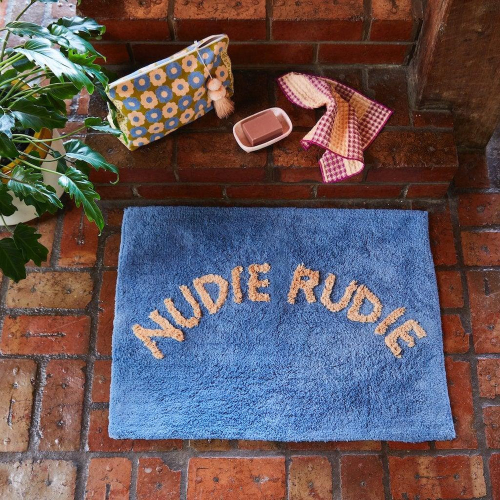 Tula Nudie Rudie Bath Mat - Cornflower - Ruby's Home Store