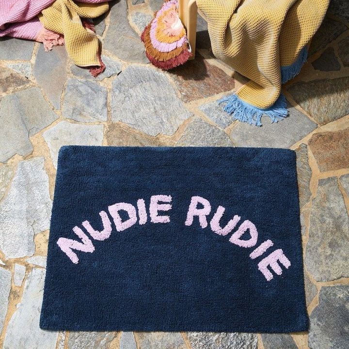 Tula Nudie Rudie Bath Mat - Denim - Ruby's Home Store