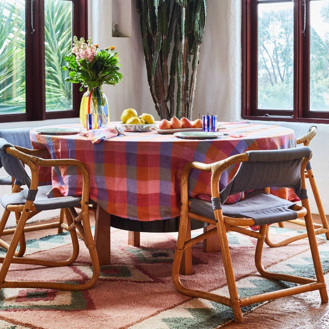 Tutti Frutti Linen Rectangular Tablecloth - Kip & Co - Ruby's Home Store