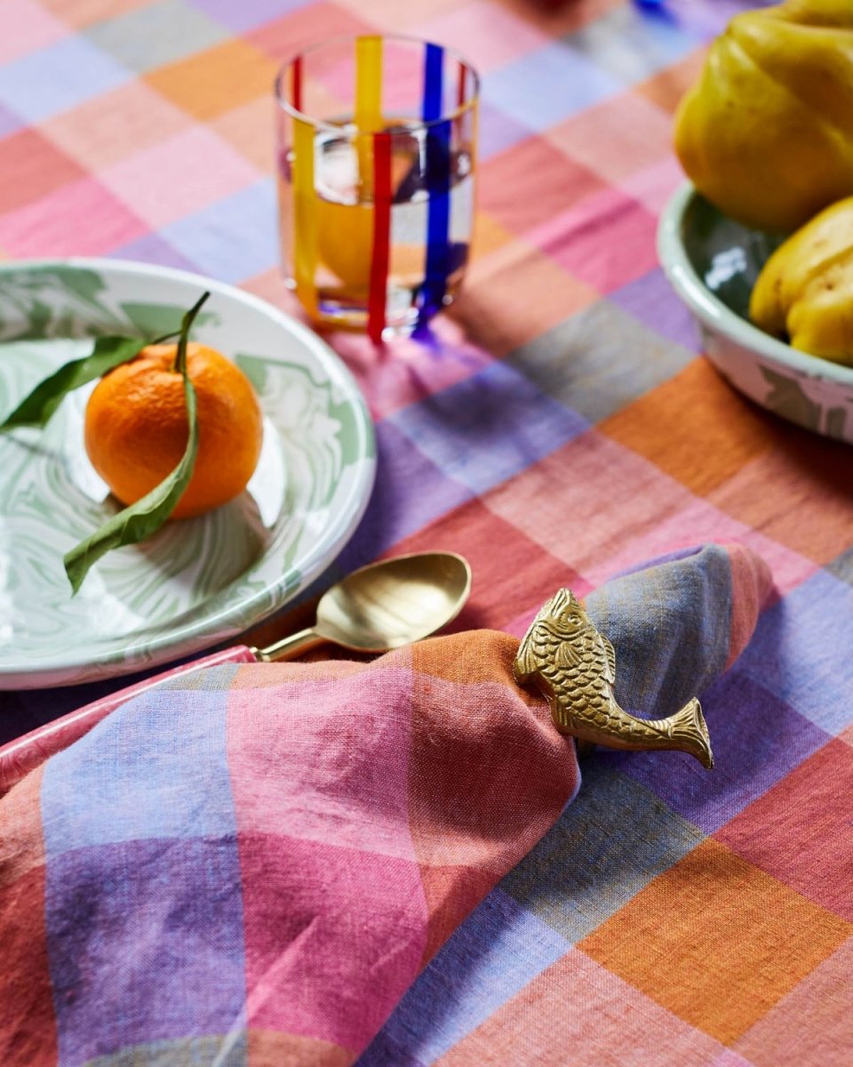 Tutti Frutti Linen Rectangular Tablecloth - Kip & Co - Ruby's Home Store