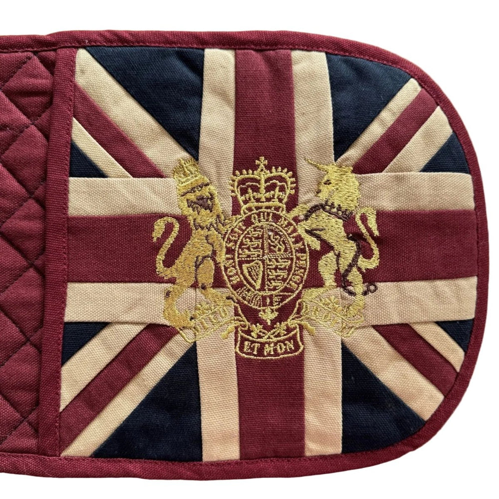 Union Jack & Crest Double Oven Glove - Ruby's Home Store