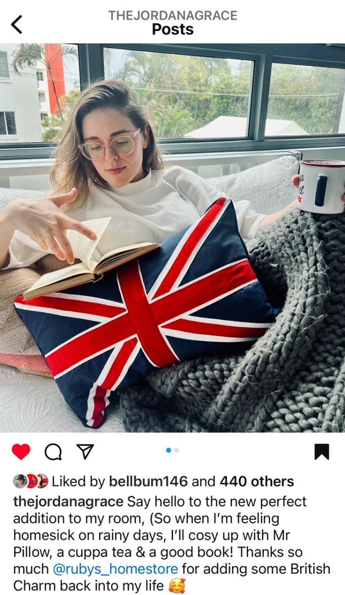 Union Jack Cushion - Ruby's Home Store