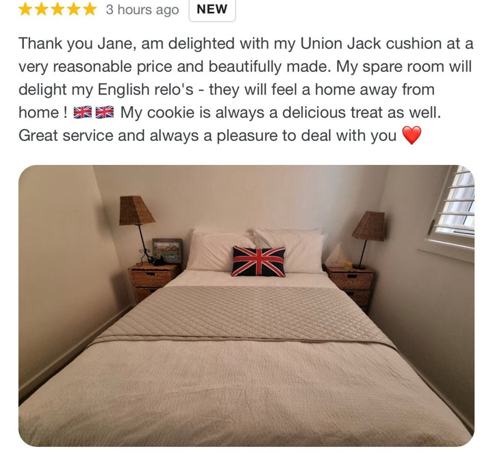 Union Jack Cushion - Ruby's Home Store