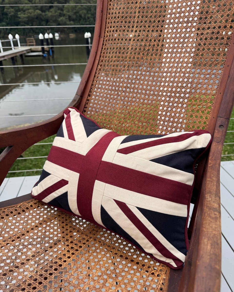 Union Jack Cushion - Ruby&