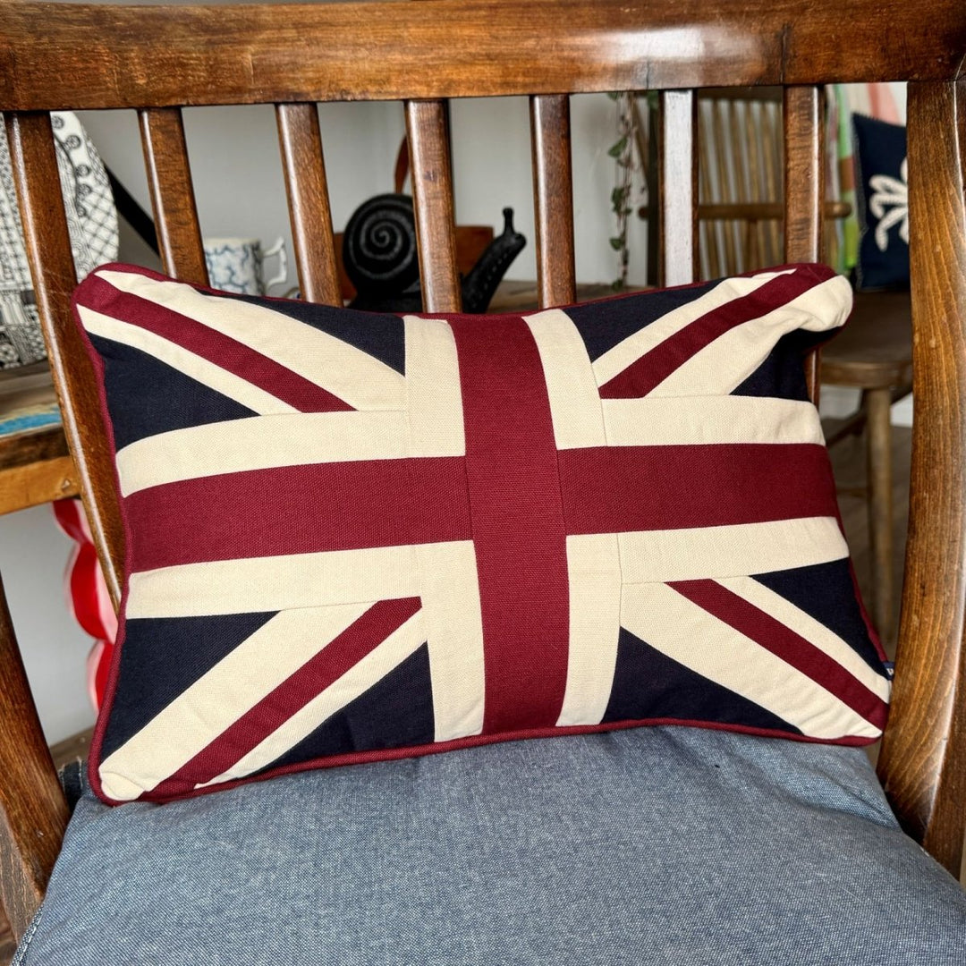 Union Jack Cushion - Ruby&