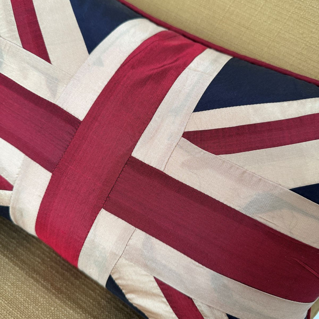Silk Union Jack Cushion