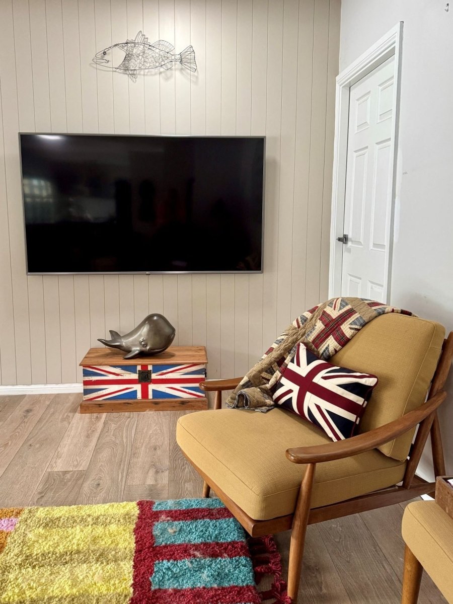 Union Jack Quilted Throw - Ruby&