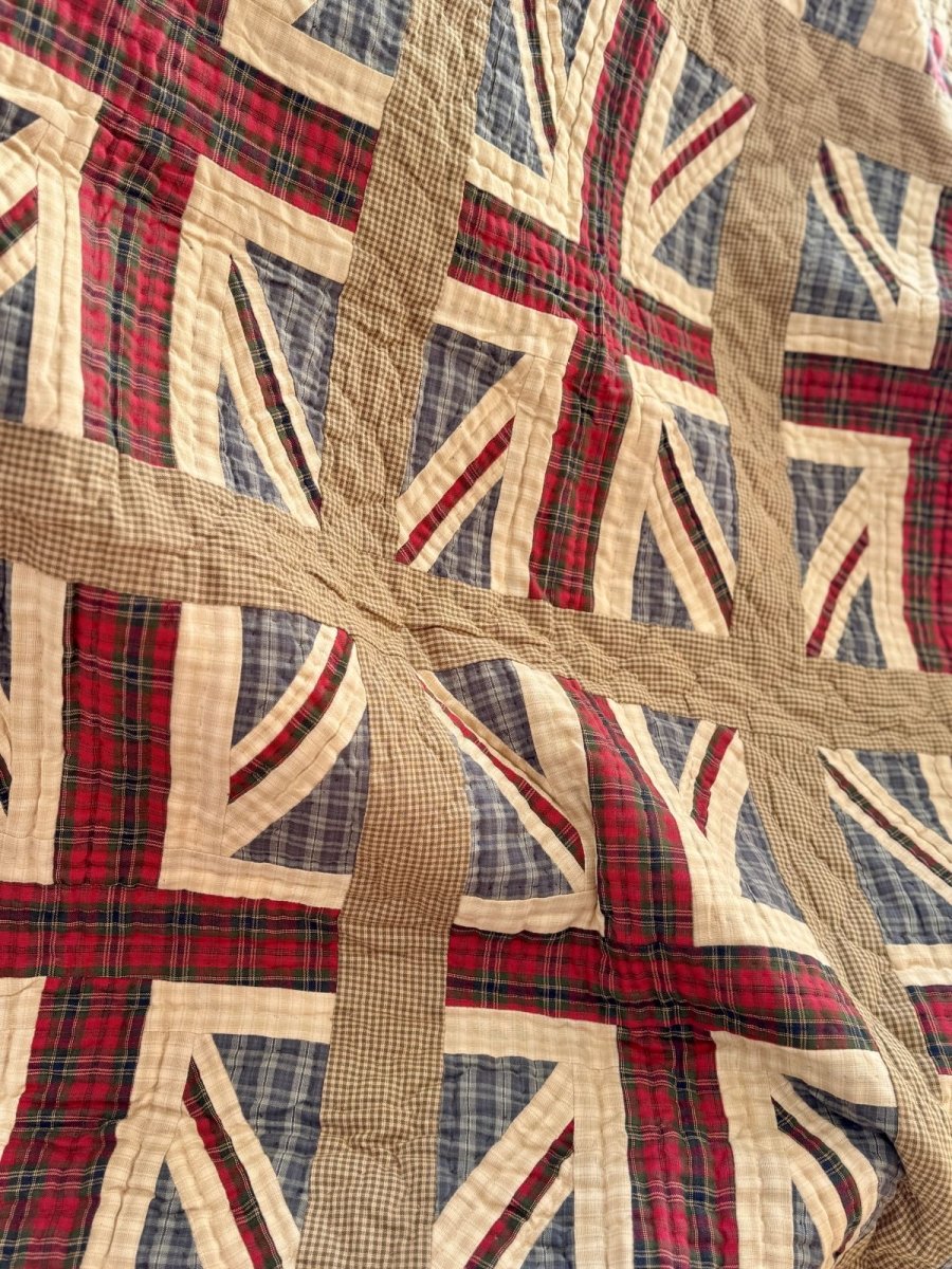 Union Jack Quilted Throw - Ruby's Home Store