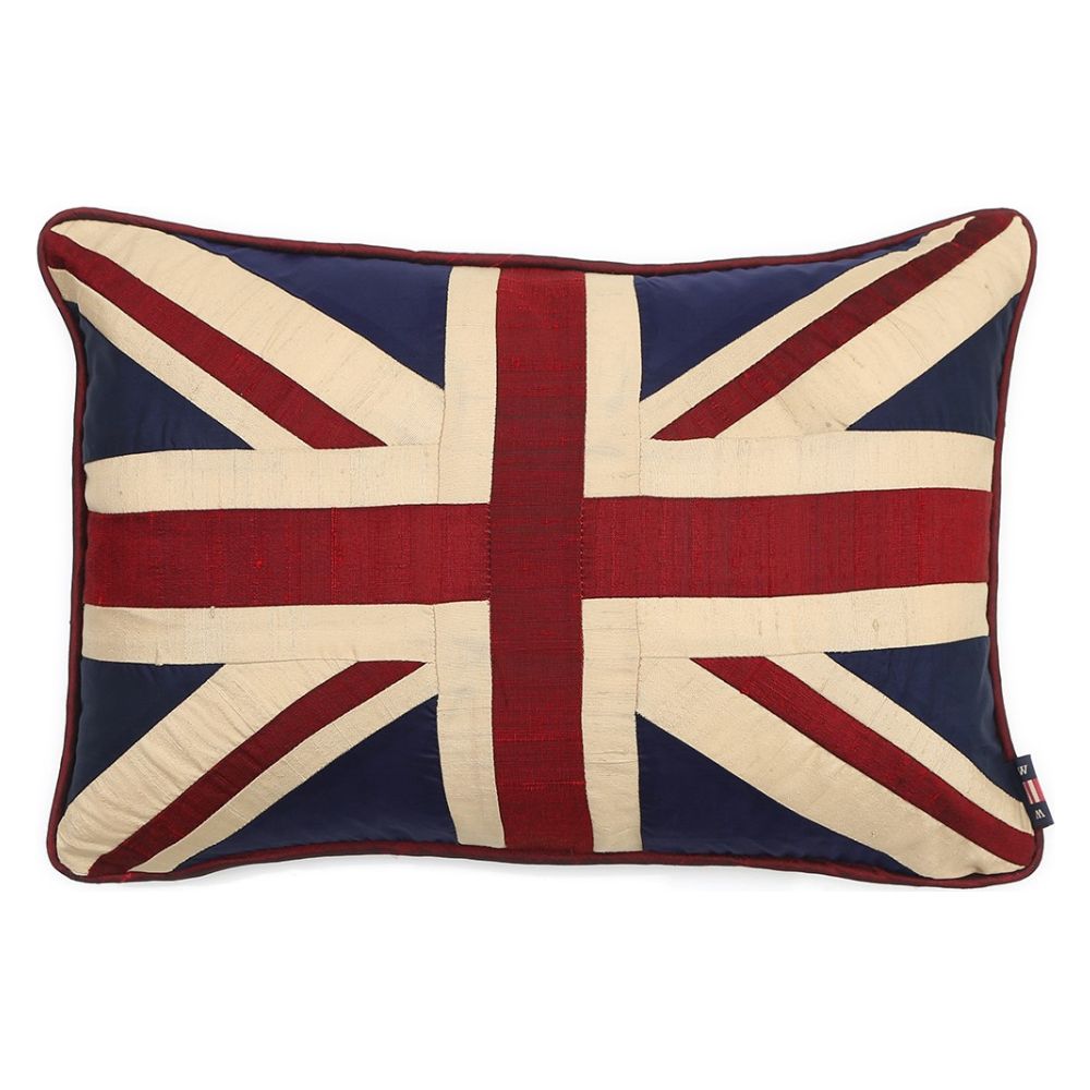 Silk Union Jack Cushion