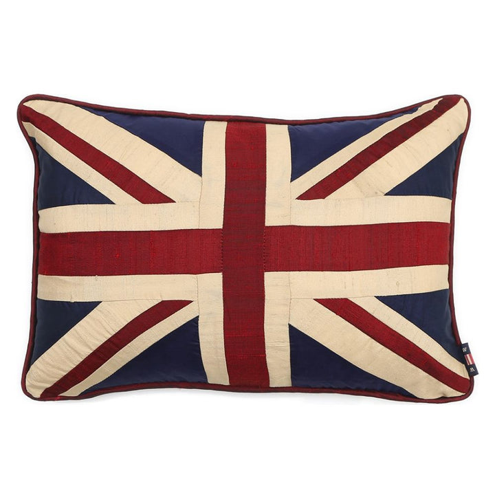 Silk Union Jack Cushion
