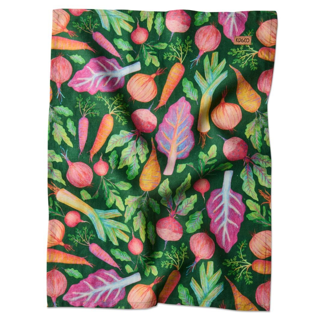 Veggie Soup Tea Towel - Kip & Co - Ruby's Home Store