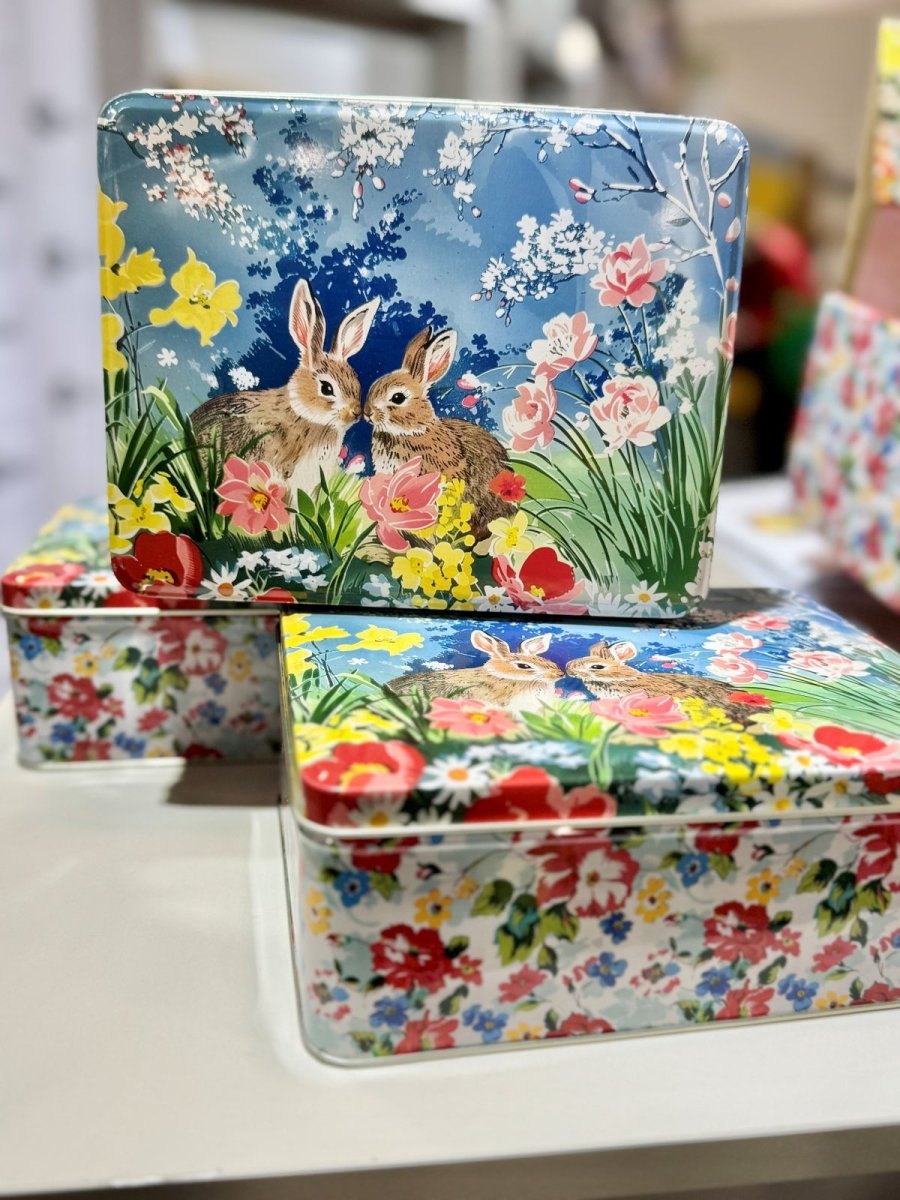 Vintage Easter Biscuit Tin - Ruby's Home Store