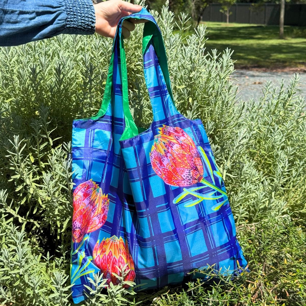 Warratah Shopping Bag - Ruby Olive - Ruby's Home Store