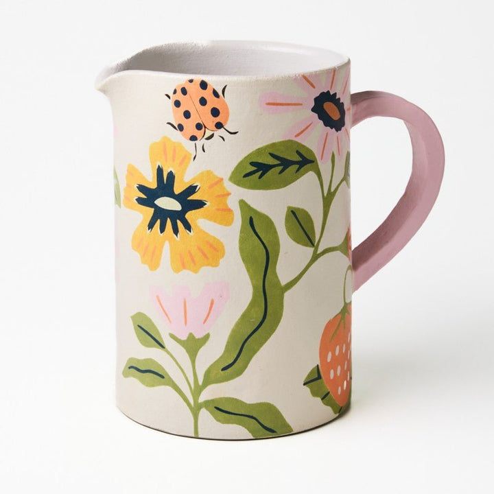 White Meadow Jug - Jones & Co - Ruby's Home Store