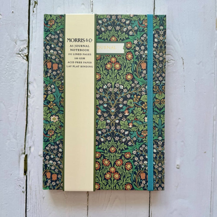William Morris A5 Journal Notebook - Ruby&