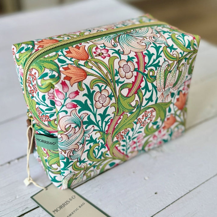 William Morris Cosmetic Toiletries Bag - Ruby&