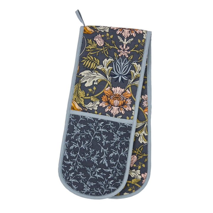 William Morris Flower and Finch Double Oven Glove - Ruby's Home Store