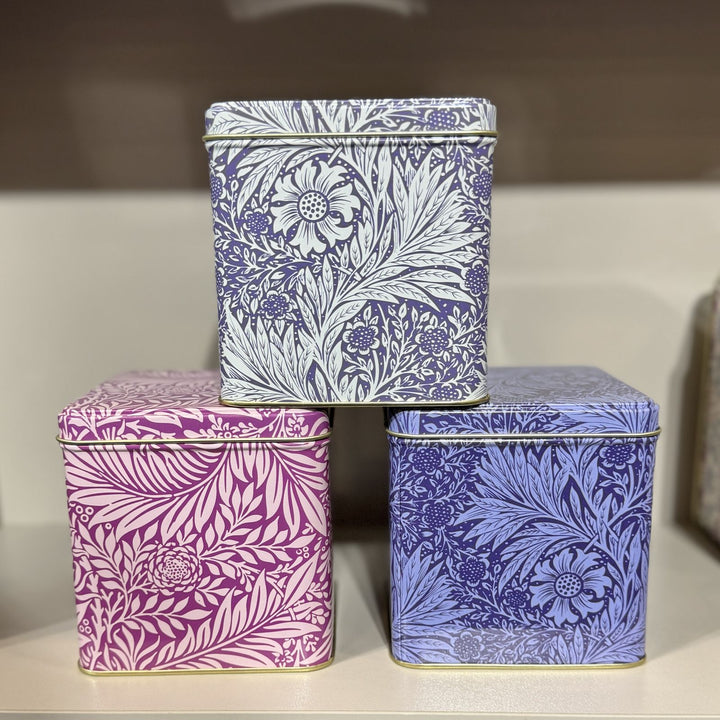 William Morris Marigold Square Canister Pack of 3 Tins