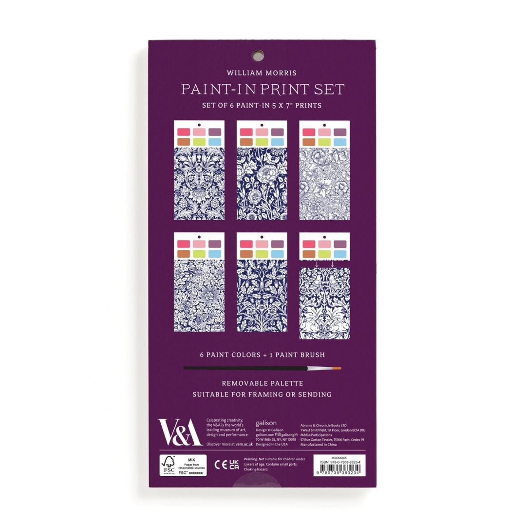 William Morris Paint in Print Set - Ruby's Home Store