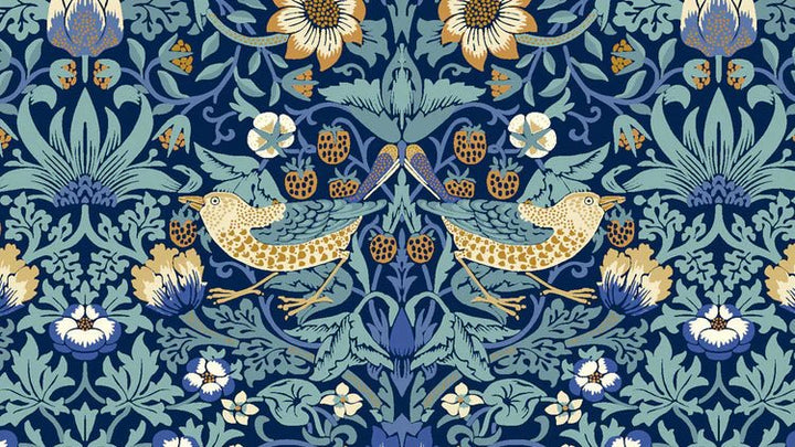 William Morris Strawberry Thief Biscuit Tin - Ruby's Home Store