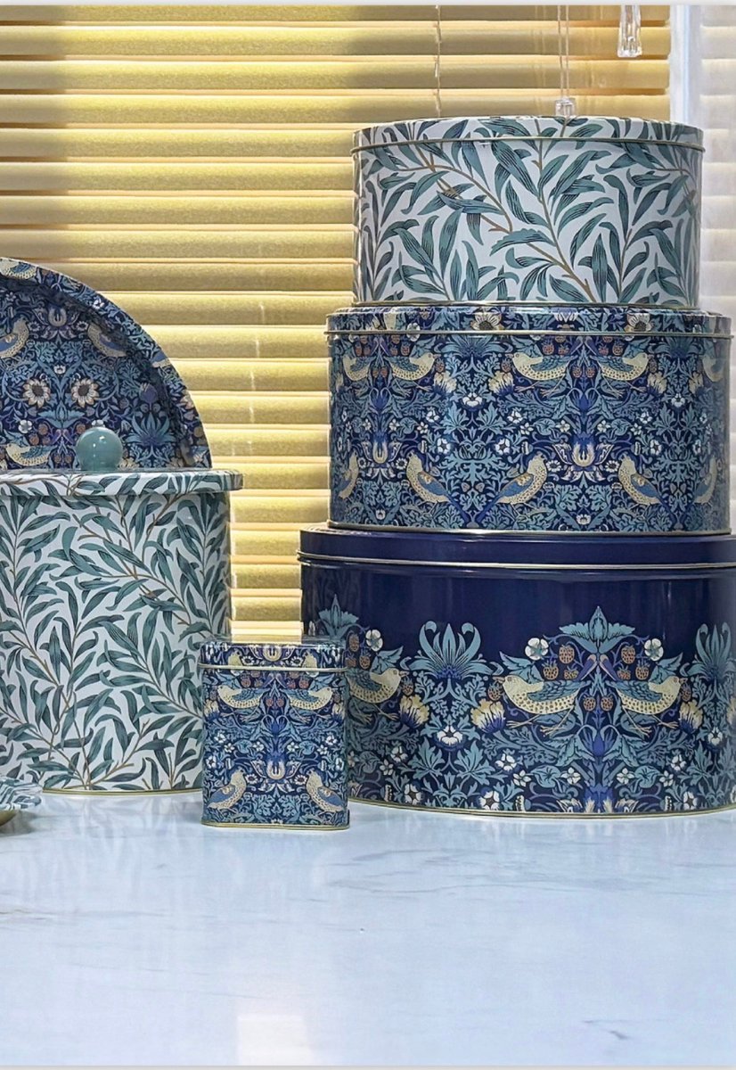 William Morris Willow Bough Biscuit Barrel - Ruby's Home Store