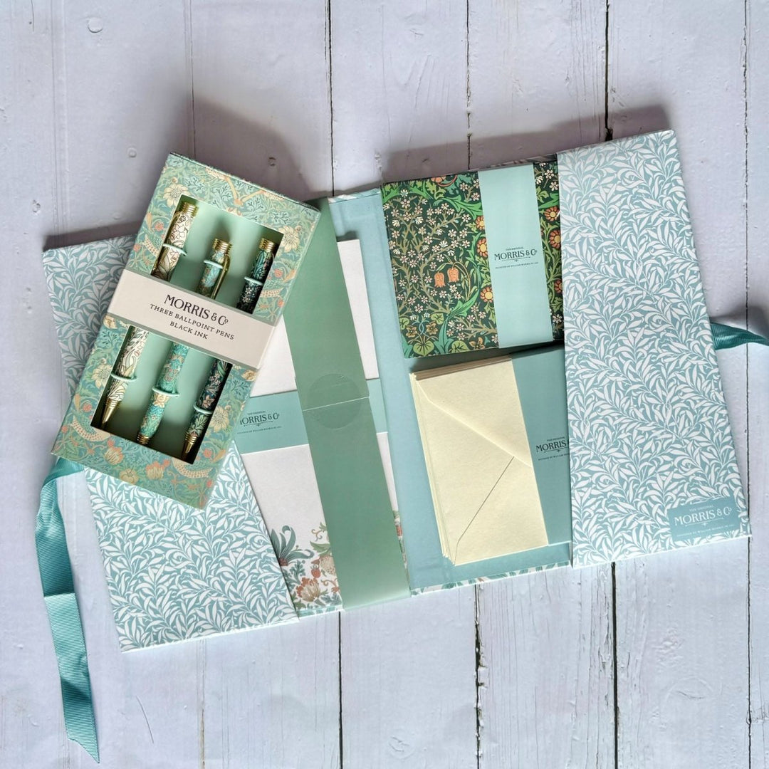 William Morris - Willow Boughs - Letter Writing Set - Ruby&