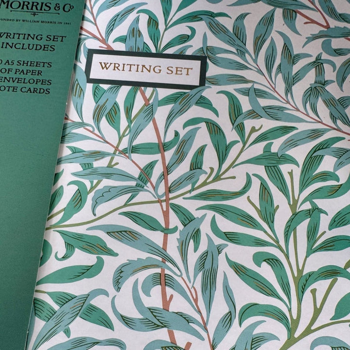 William Morris - Willow Boughs - Letter Writing Set - Ruby&
