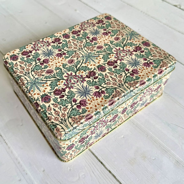 William Morris Woodland Weeds Biscuit Tin - Ruby's Home Store