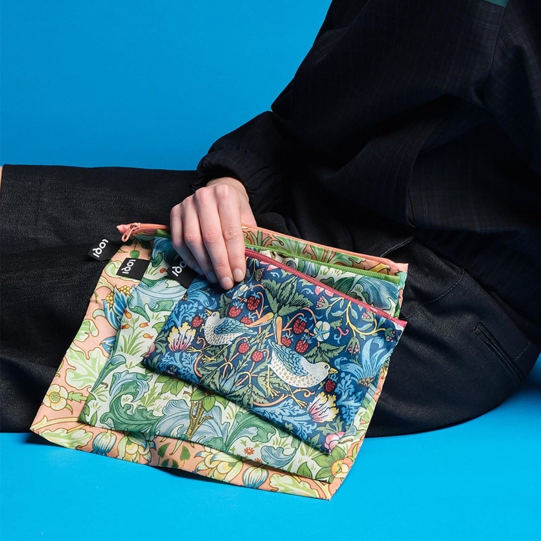 William Morris Zip Pockets - set of 3 - Ruby's Home Store