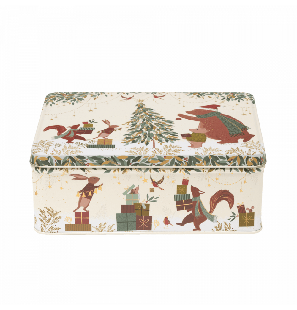 Woodland Tale Bear Biscuit Tin - Sara Miller - Ruby's Home Store